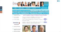 Desktop Screenshot of pensionesimss.com.mx